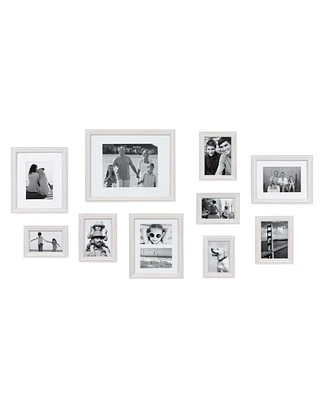 Kate and Laurel Bordeaux Gallery Wall Wood Picture Frame Set