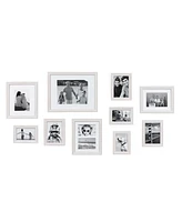 Kate and Laurel Bordeaux Gallery Wall Wood Picture Frame Set