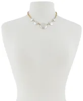 Lucky Brand Two-Tone Coin Collar Necklace, 18" + 2" extender - Two
