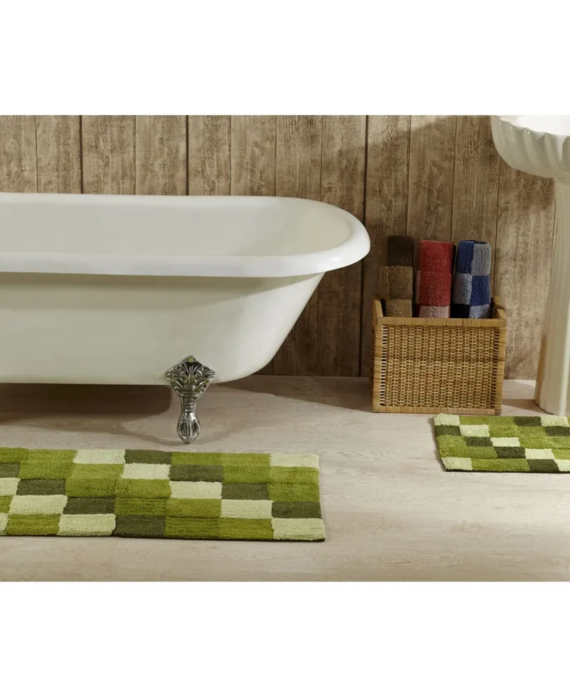 Better Trends Tiles 2 Piece Bath Mat Set