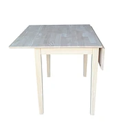 International Concepts Dual Drop Leaf Dining Table