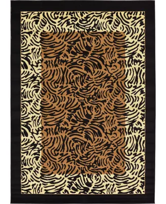 Bayshore Home Maasai Mss7 Light Brown 7' x 10' Area Rug