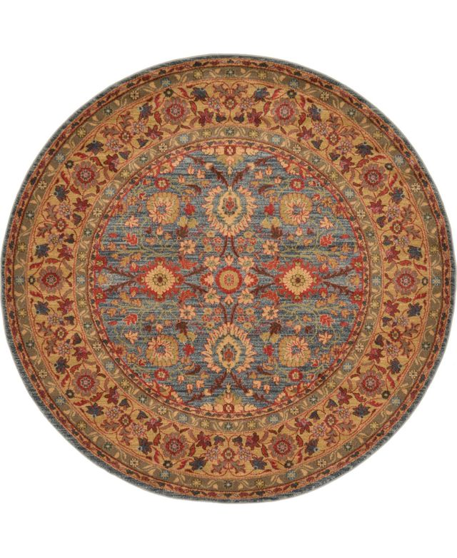 Oriental Weavers Outdoor 7x6 Round Rug Pad