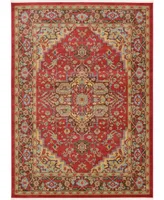 Bayshore Home Harik Har1 Red 8' 2" x 11' Area Rug