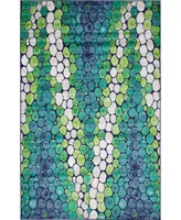 Bayshore Home Politan Pol3 Light Green 5' x 8' Area Rug