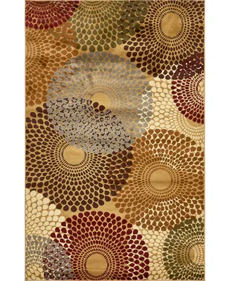 Bayshore Home Kallista Kal2 Beige 5' x 8' Area Rug