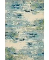 Bayshore Home Crisanta Crs7 Light Blue 5' x 8' Area Rug