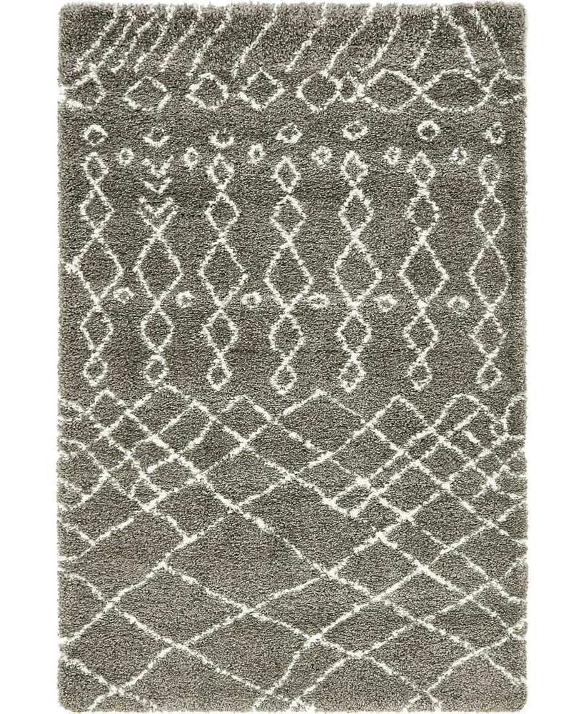 Bayshore Home Fazil Shag Faz2 5' x 8' Area Rug