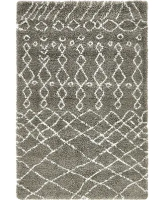 Bayshore Home Fazil Shag Faz2 5' x 8' Area Rug