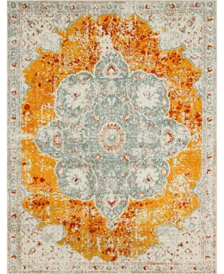 Closeout! Bayshore Home Mishti Mis8 Orange 8' x 10' Area Rug