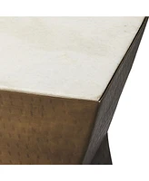 Butler Specialty Asheville Marble and Metal Bunching Table