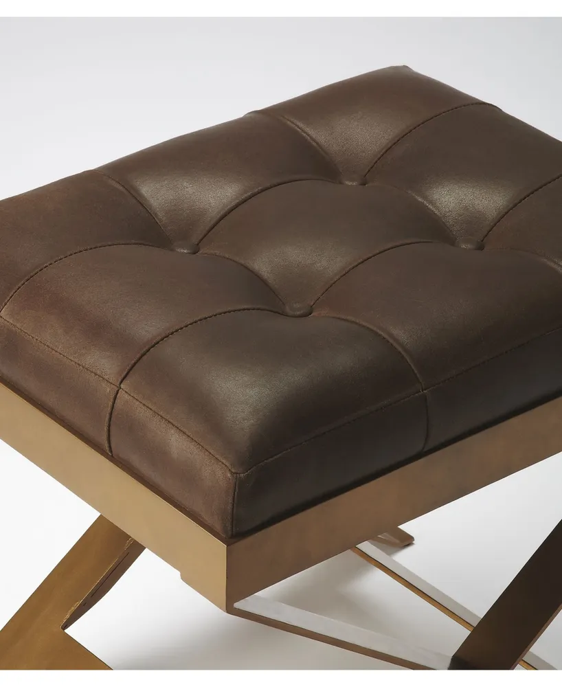 Butler Rodrigo Leather Stool