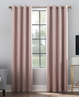 Sun Zero Oslo Grommet Theater Grade Extreme Blackout Curtain Panel, 95" L x 52" W