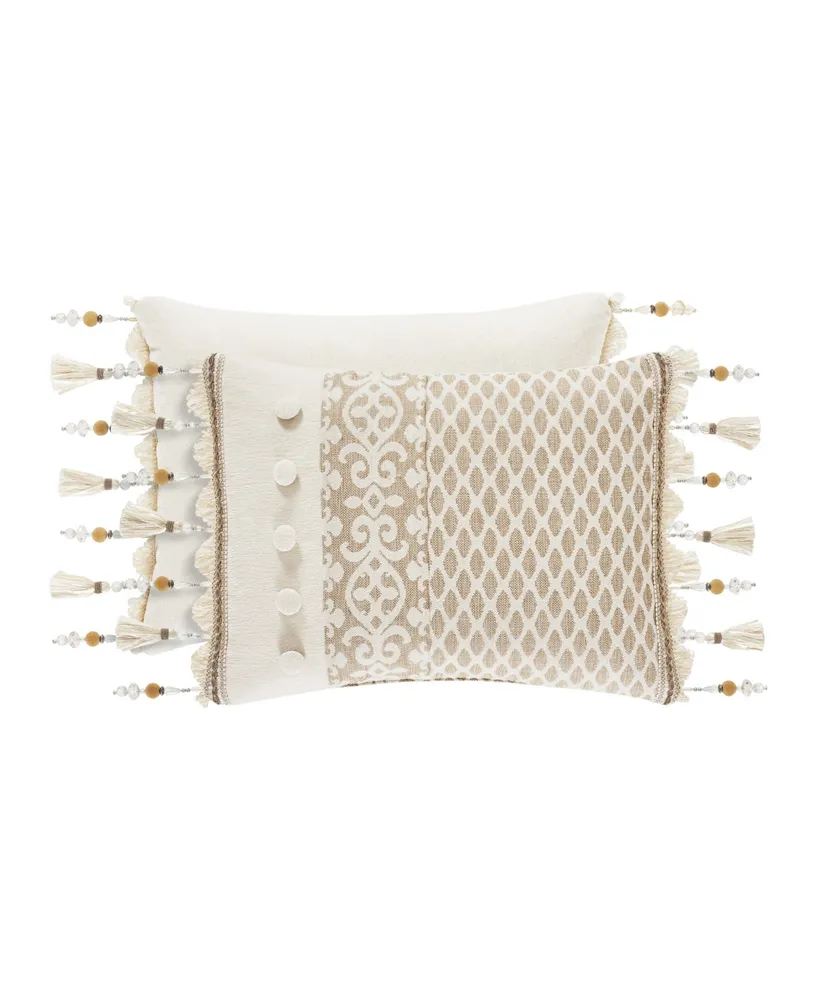 Bianco Solid White Decorative Pillows by J Queen New York