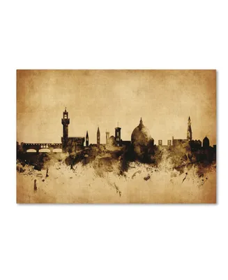 Michael Tompsett 'Florence Italy Skyline' Canvas Art - 16" x 24"