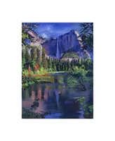 David Lloyd Glover 'Yosemite Falls' Canvas Art - 18" x 24"