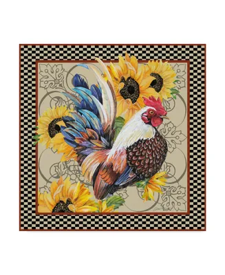 Jean Plout 'Country Rooster' Canvas Art