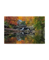 Galloimages Online 'Grist Mill In The Fall' Canvas Art - 24" x 16"