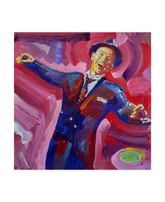 Howie Green 'Frank Sinatra' Canvas Art - 24" x 24"