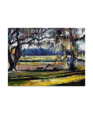 Lucy P. Mctier 'Lowcountry Spanish Moss Escape' Canvas Art - 19" x 14"