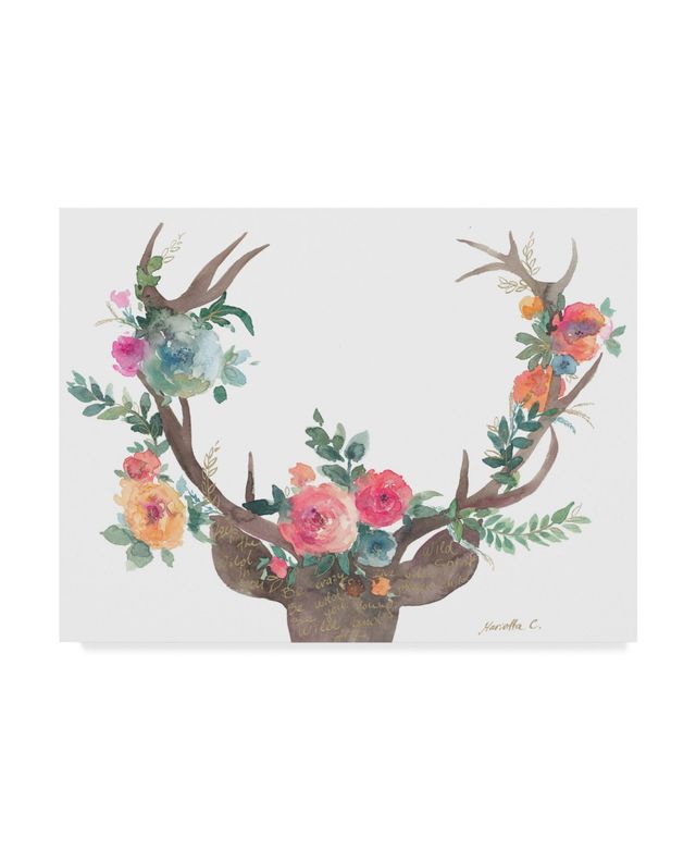 Marietta Cohen Art And Design 'Wild Child Deer' Canvas Art - 19" x 14"
