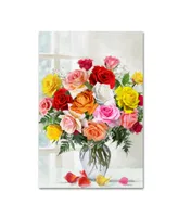 The Macneil Studio 'Roses' Canvas Art - 22" x 32"