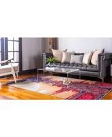 Closeout! Bayshore Home Newwolf New2 Pink 7' x 10' Area Rug