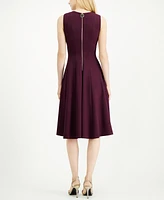 Calvin Klein V-Neck Midi Dress