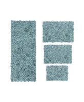 Home Weavers Bell Flower -Pc. Bath Rug Set