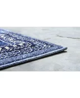 Bayshore Home Aldrose Ald2 Blue 7' x 10' Area Rug