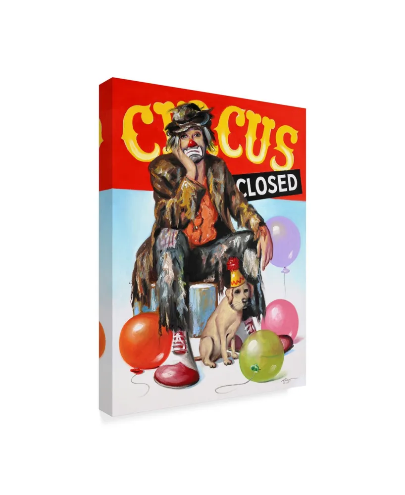 D. Rusty Rust 'Circus Closed' Canvas Art - 14" x 19"