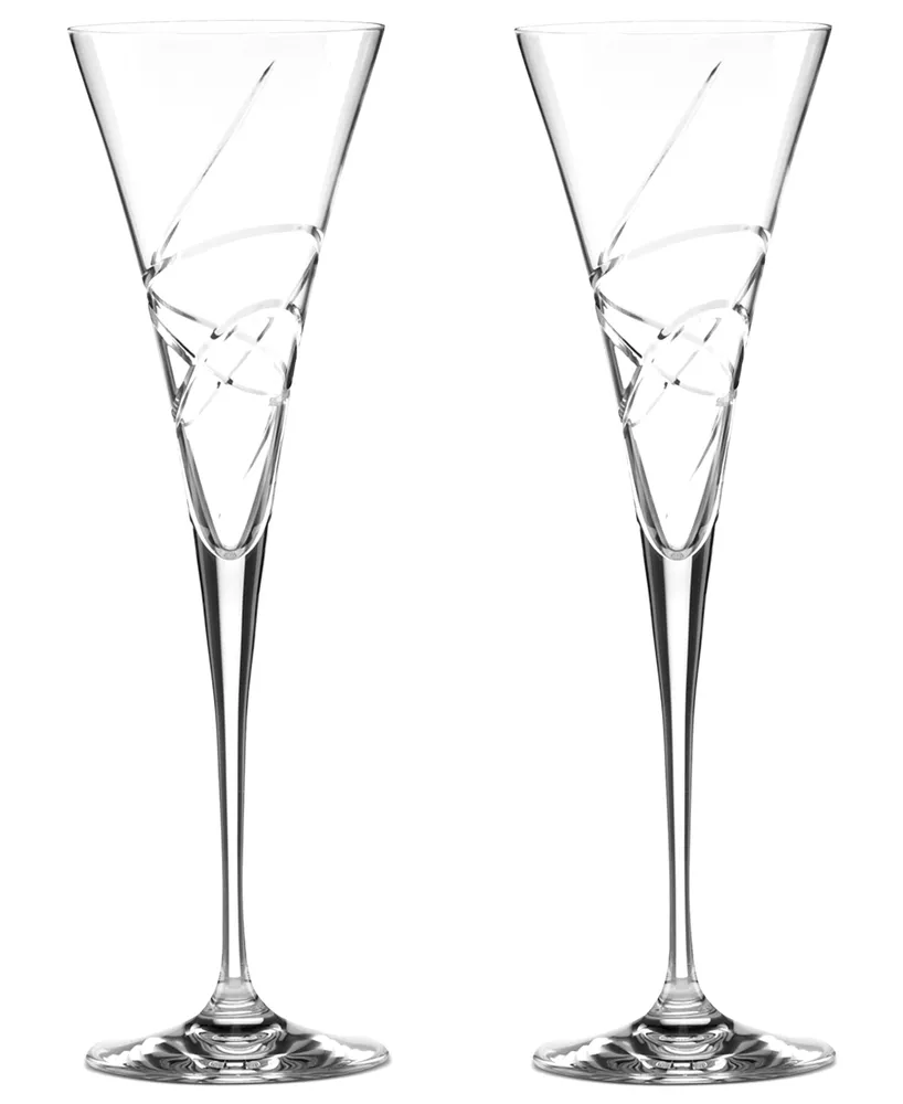 Lenox Stemware, Adorn Toasting Flutes, Set of 2