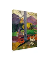 Paul Gauguin 'In Olden Times Mata Mua' Canvas Art - 32" x 24"