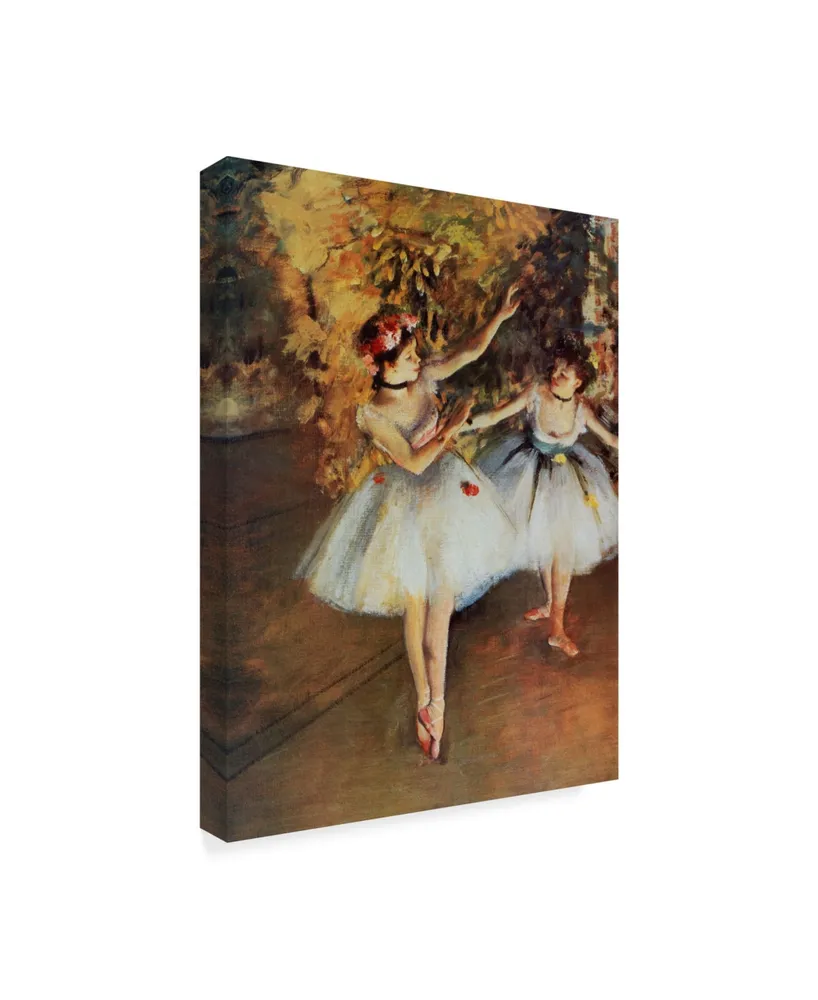 Masters Collection 'Two Dancers On Stage' Canvas Art - 18" x 24"