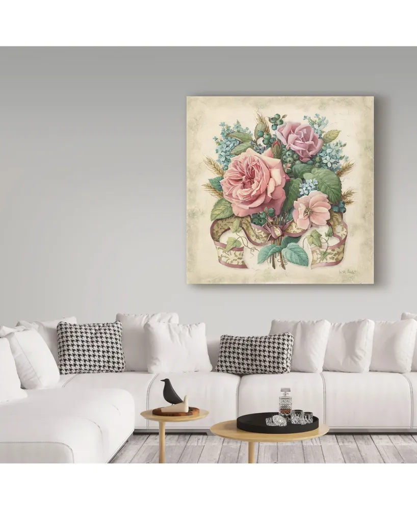 Lisa Audit 'Roses' Canvas Art - 14" x 14"