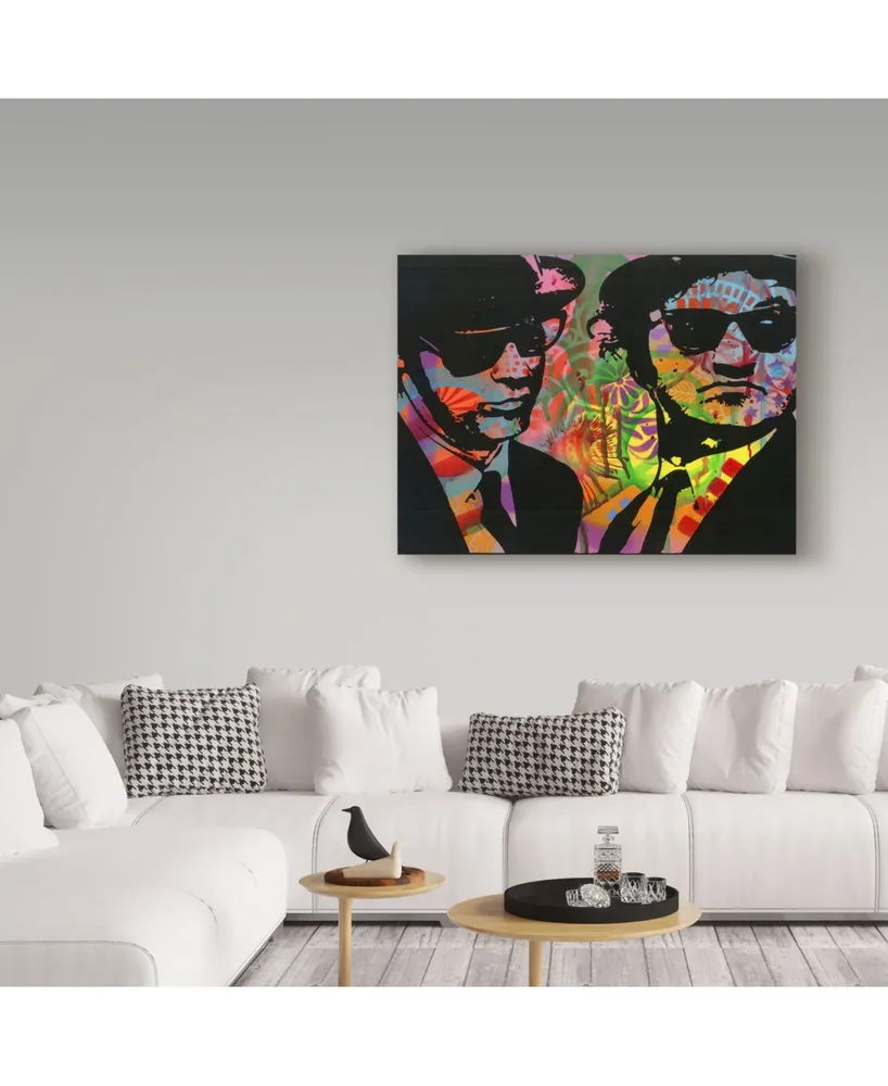 Dean Russo 'Blues Brothers' Canvas Art - 35" x 47"