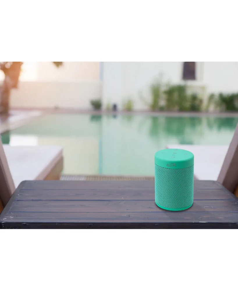 iLive Waterproof and Bluetooth Wireless Speaker with Carabiner Clip