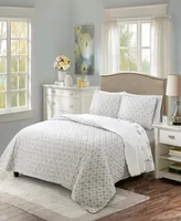 Adalia Reversible 3-Piece King Quilt Set