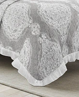 Lucianna Ruffle Edge Cotton 3Pc King Bedspread Set