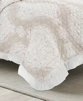 Lucianna Ruffle Edge Cotton 3Pc King Bedspread Set