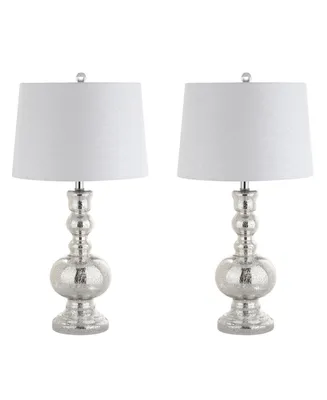 Jonathan Y Genie Glass Led Table Lamp - Set Of 2