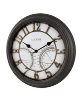 La Crosse Clock 19.7" Indoor/Outdoor Courtyard Wall Clock