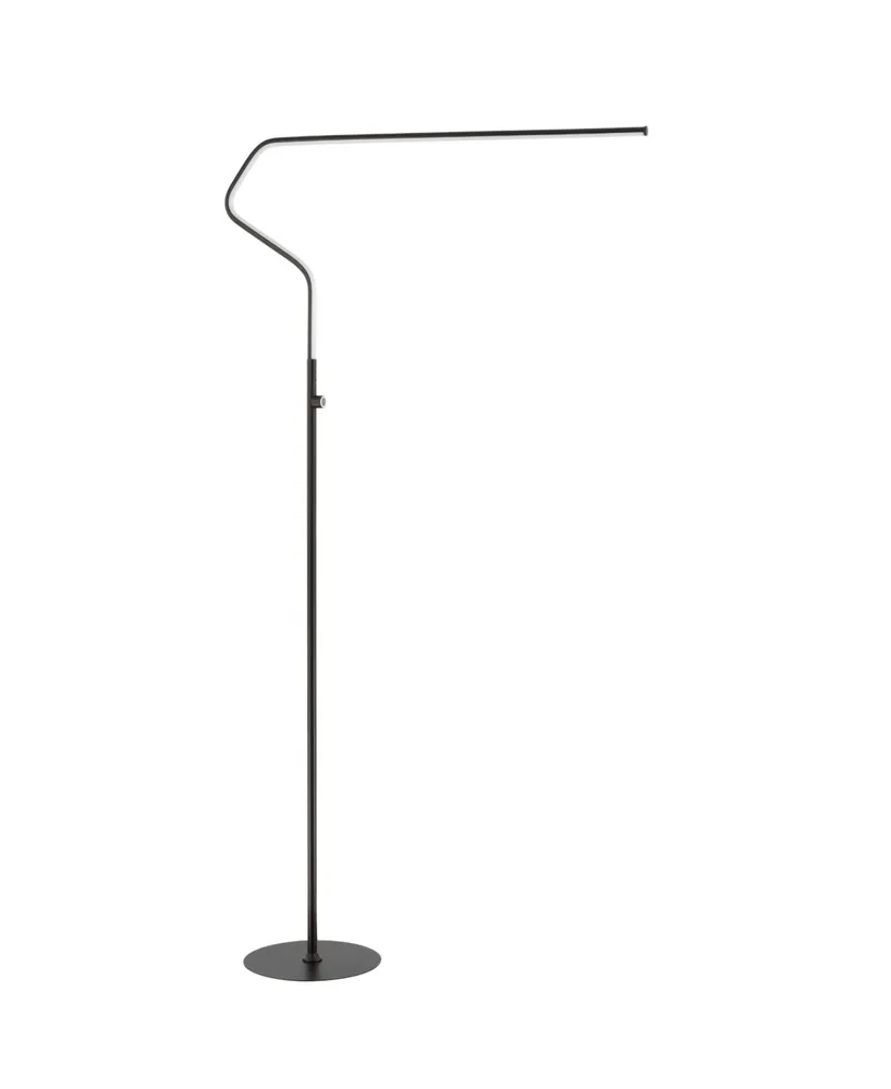 Jonathan Y Julian 65.25" Integrated Led Metal Floor Lamp