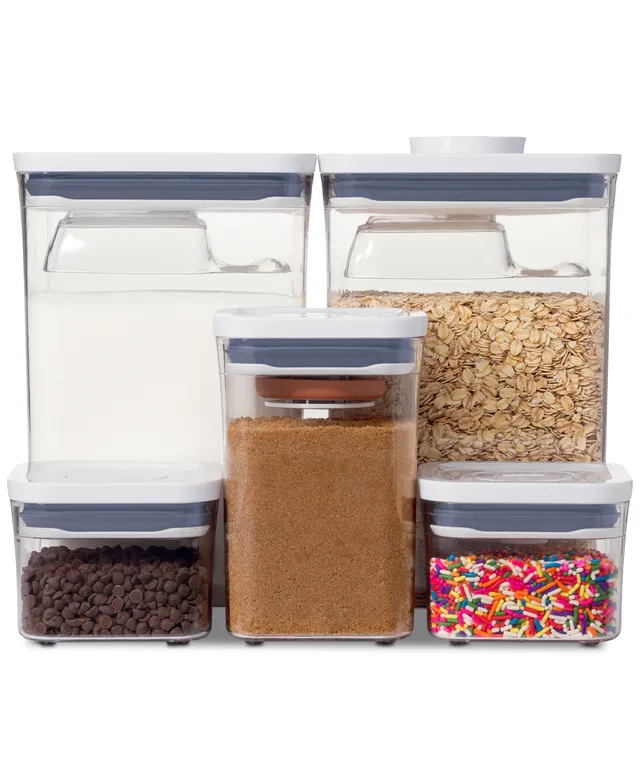 OXO Steel Pop 12-Pc. Food Storage Container Set with Scoop