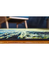 Bayshore Home Pari Par1 Light Green 8' x 10' Area Rug