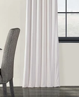 Half Price Drapes Porcelain White Signature Velvet Blackout Curtain