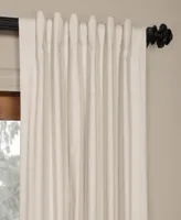 Half Price Drapes Hazelwood Beige Solid Cotton Hotel Blackout Curtain