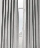 Half Price Drapes Vista Grey Textured Bellino Room Darkening Curtain