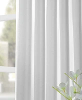 Half Price Drapes Chalk Off White Textured Bellino Room Darkening Curtain