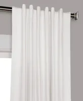 Half Price Drapes Whisper White Solid Cotton Hotel Blackout Curtain